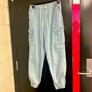 Forever 21 cargo pants denim